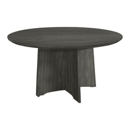 SAFCO Safco® 48" Round Conference Table - Gray Steel - Medina Series MNCR48LGS